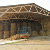 HANGAR BOIS EN KIT POUR STOCKAGE