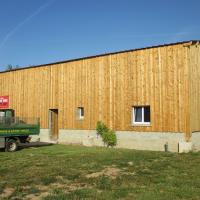 HANGAR BOIS EN KIT DE STOCKAGE POUR ATELIER