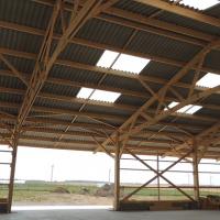 HANGAR DE STOCKAGE EN BOIS EN KIT