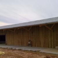 HANGAR BATIMENT DE STOCKAGE BOIS EN KIT AVEC AUVENT 